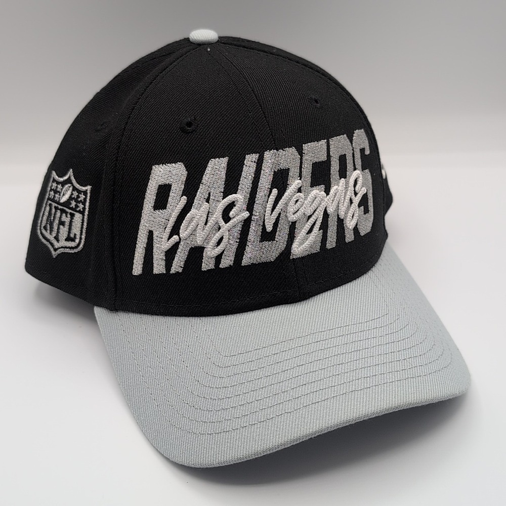 New Era Las Vegas Raiders 9Fifty 2022 NFL Draft Snapback Hat Black Gray